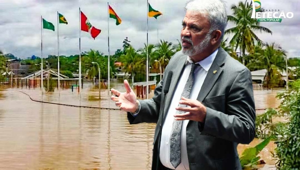 Petecão se mobiliza para ajudar municípios do Alto Acre ameaçados por enxurradas e enchentes