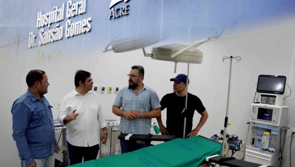 Hospital de Tarauacá recebe equipamentos adquiridos com emenda do senador Alan Rick