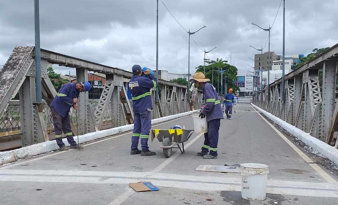 Deracre quer reabrir Ponte Metálica dia 29 de fevereiro para veículos, mas depende da cheia do rio Acre