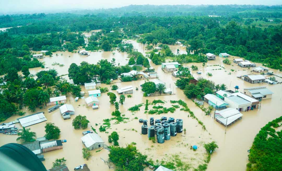 Governo federal reconhece situação de emergência em 17 cidades acreanas em função das enchentes