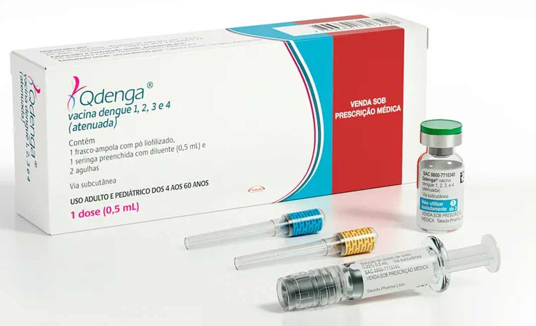 Ministério da Saúde anuncia nova remessa de vacina contra a dengue para 10 munícipios acreanos