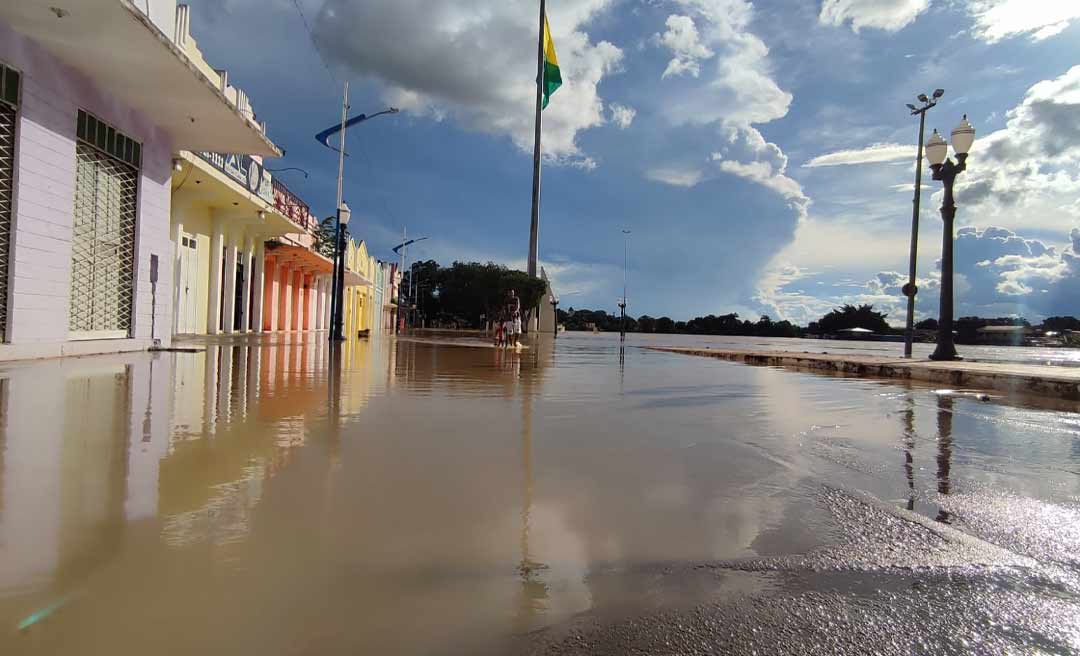 Calçadão da Gameleira: centro histórico mais antigo da Capital acreana e atingido pelas águas do Rio Acre