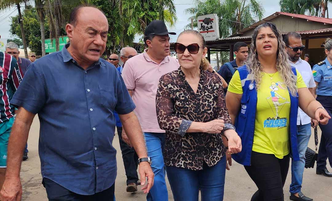 Presidente do TJAC elogia Bocalom por cuidado com famílias atingidas pela cheia do rio na Capital