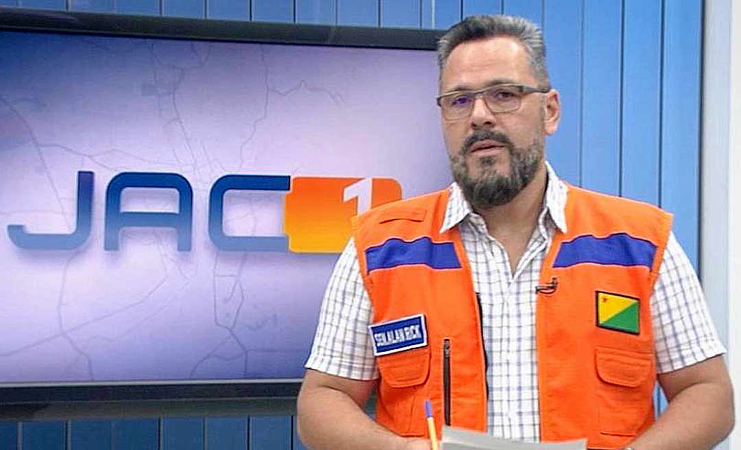 Na TV, Alan Rick anuncia pagamento de R$ 16 milhões para ajuda humanitária aos municípios atingidos pelas cheias