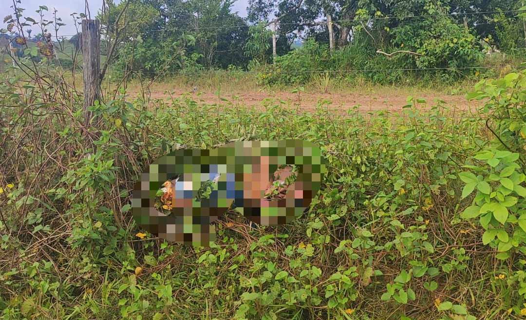 Detento monitorado é encontrado morto em ramal de Tarauacá com os joelhos cortados