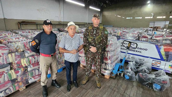 Bocalom lança ação de assistência humanitária; 10 mil cestas serão entregues às famílias atingidas pela cheia do Rio Acre