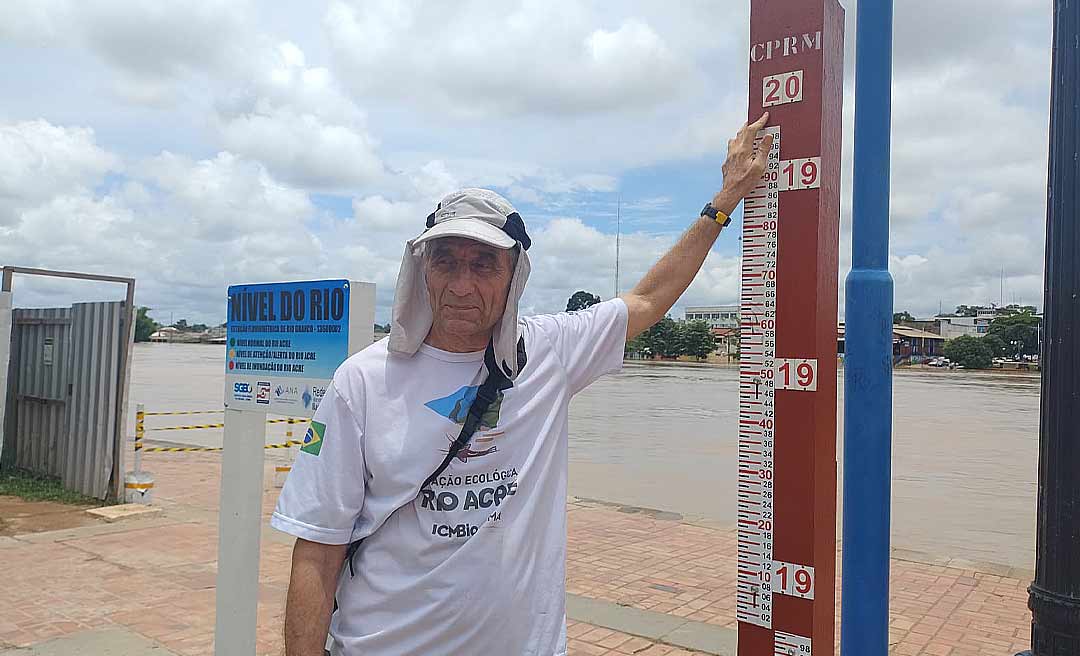 Pesquisador alerta: se vai ser ano que vem ou daqui 20 anos não sei, mas Rio Acre vai chegar aos 20 metros