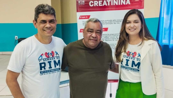 Prefeito Mazinho Serafim participa da abertura da 1° Semana do Rim em Sena Madureira