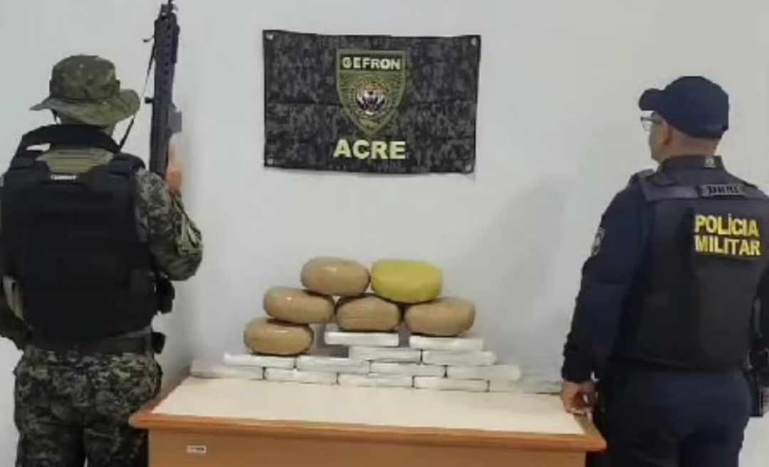 Operação Protetor resulta na apreensão de 20 quilos de drogas na fronteira brasileira
