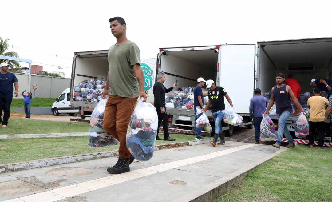 Fecomércio de Rondônia envia 10 toneladas de produtos para atingidos pelas enchentes no Acre