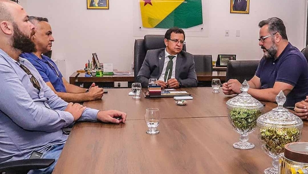 Em reunião com Alan Rick e Brandão, Gonzaga debate construção de parque tecnológico no Acre