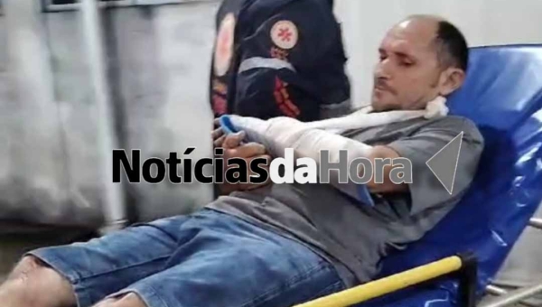 Colisão entre motocicletas deixa homem ferido no Ramal Benfica