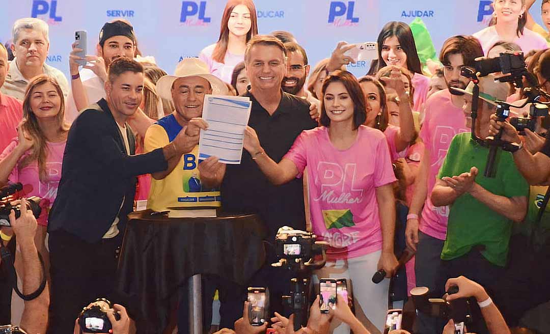 Com gritos de já ganhou, Bocalom deixa o PP e se filia ao PL ao lado de Bolsonaro