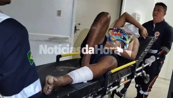 Ciclista sofre tentantiva de homicidio por dupla em motocicleta no Segundo Distrito de Rio Branco