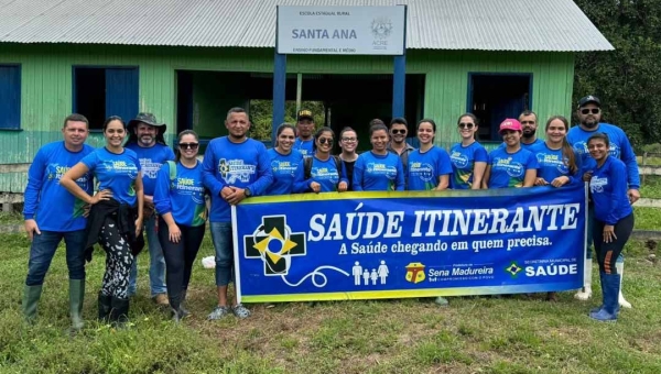 Gestão do prefeito Mazinho Serafim atende mais de 1600 pessoas em etapa do programa Saúde Itinerante no Rio Iaco