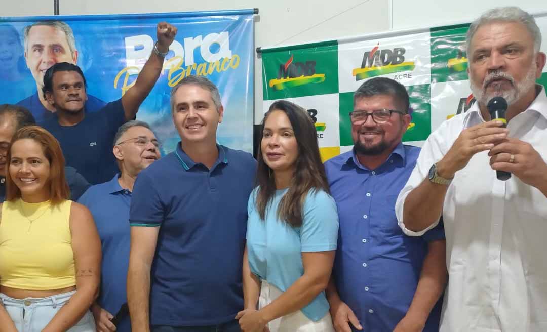 Marfisa Galvão, vice de Bocalom, participa de ato político de Marcus Alexandre no MDB