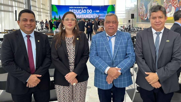 Em Brasília, Mazinho Serafim participa do lançamento do Programa pela redução do desmatamento e incêndios florestais