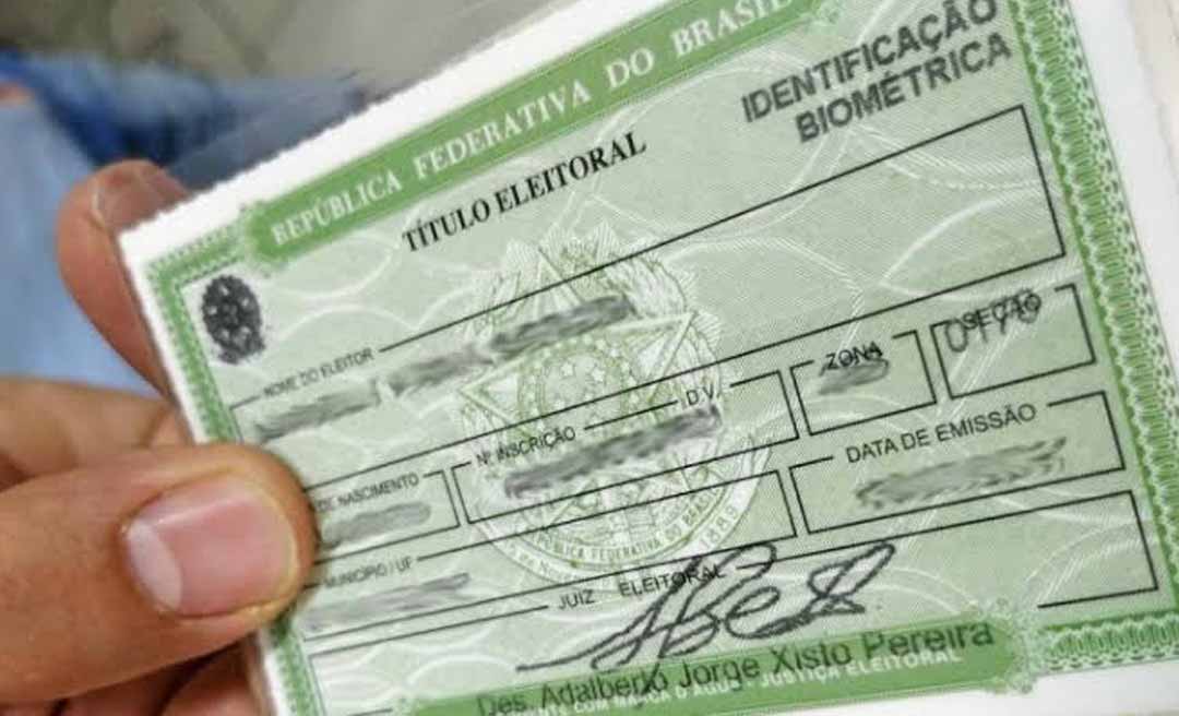 Acreanos têm menos de um mês para regularizar o título e poder votar nas eleições deste ano