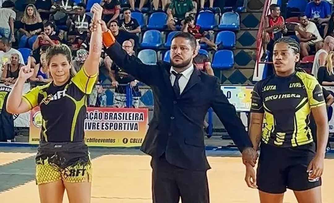 Acreana conquista título do Campeonato Brasileiro de Luta Livre, no Rio de Janeiro