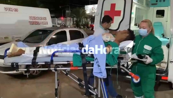 Pedreiro invade preferencial em Vista Alegre do Abunã e sofre acidente grave