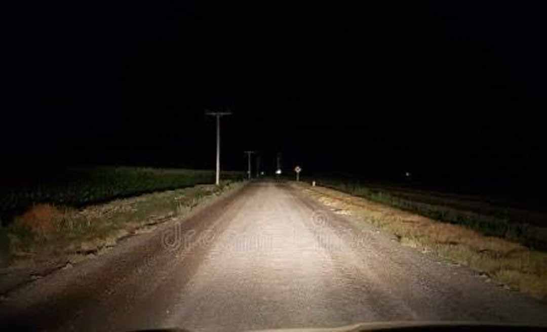 Perigo Noturno: Estrada do Piquiá tem iluminação zero e condutores que trafegam por lá estão a própria sorte