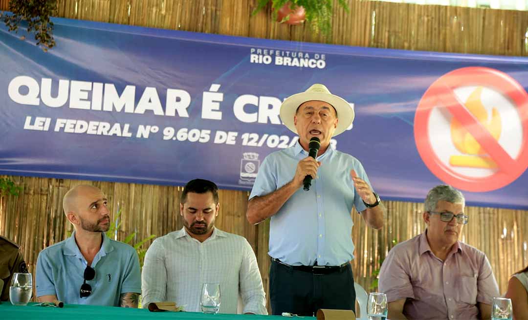 "Teremos mais um verão sem fumaça em nossa cidade", garante Bocalom ao lançar o Plano de Prevenção e Combate às Queimadas Urbanas