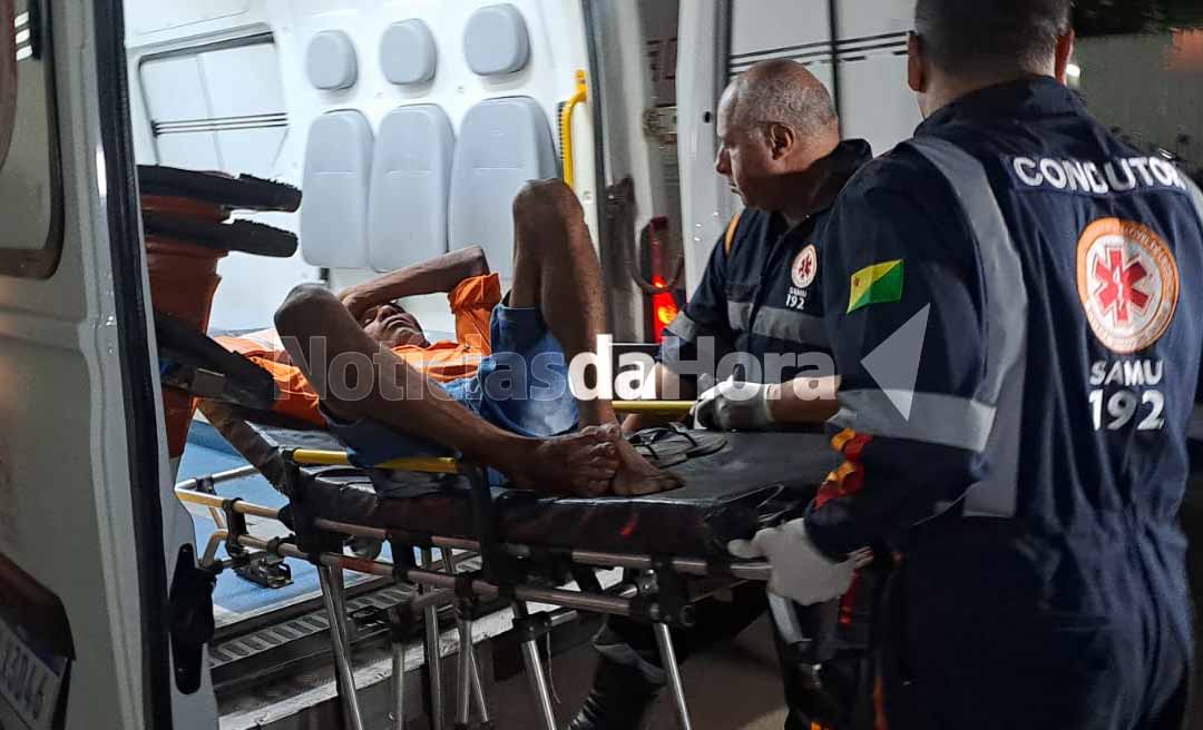 Homem é agredido e tem braço fraturado na Avenida Nações Unidas, em Rio Branco