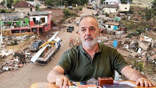 Em meio à tragédia no Rio Grande do Sul, acreanos se unem no socorro às vítimas das enchentes; gaúcho que há quase 40 anos reside no Acre se mobiliza para ajudar e resume cenário de destruição: “parecia um dilúvio"