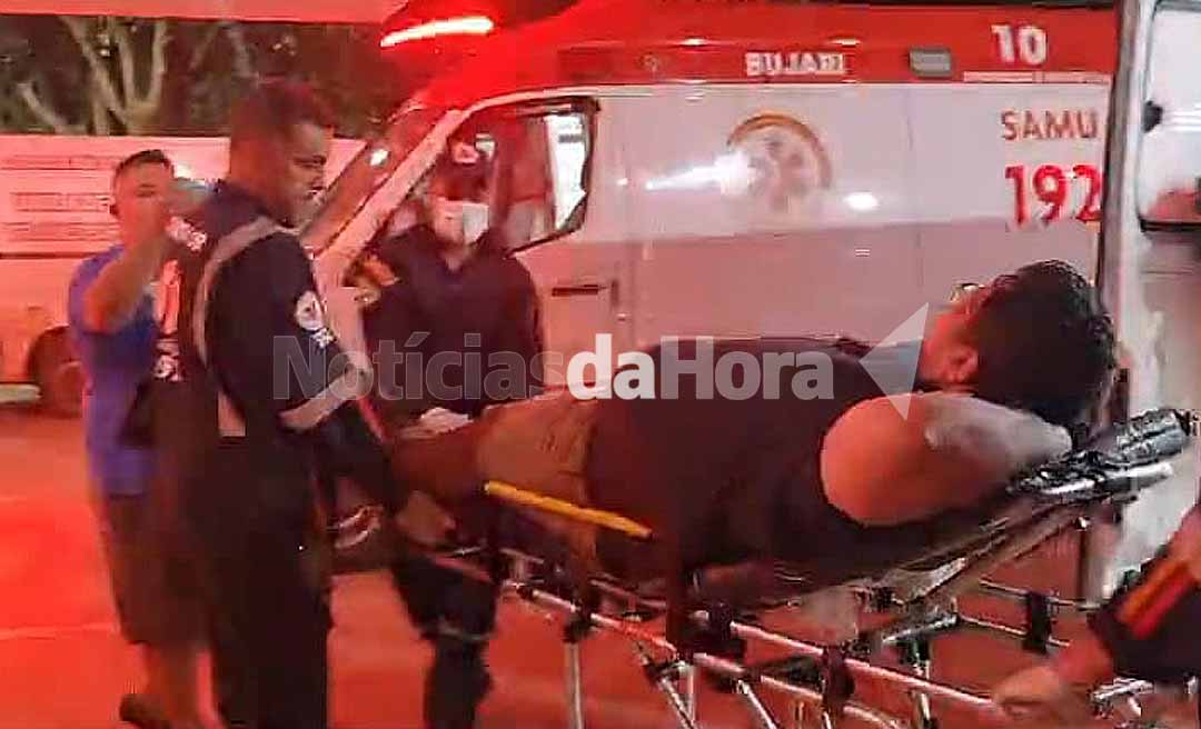 Colisão entre motos na estrada de Porto Acre deixa uma pessoa ferida