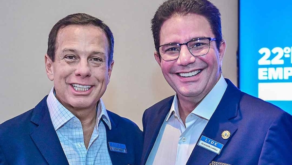 Gladson Cameli está na lista para evento de João Doria nos Estados Unidos, porém governador acreano não participará