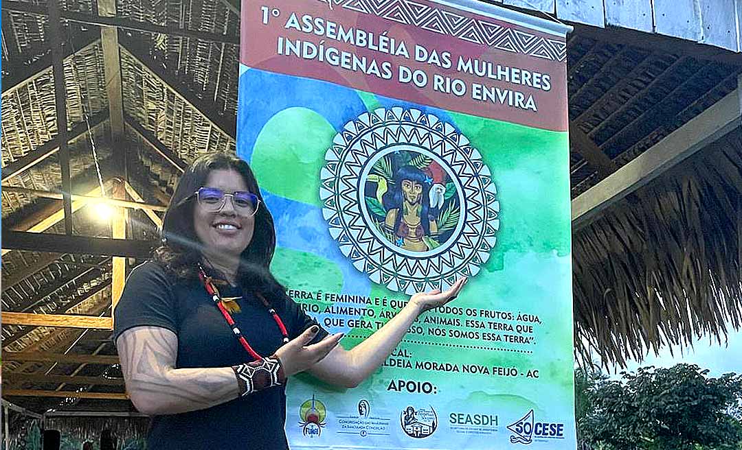 Mulheres indígenas do Rio Envira participam de assembleia na Aldeia Morada Nova, em Feijó e mergulham na busca por direitos