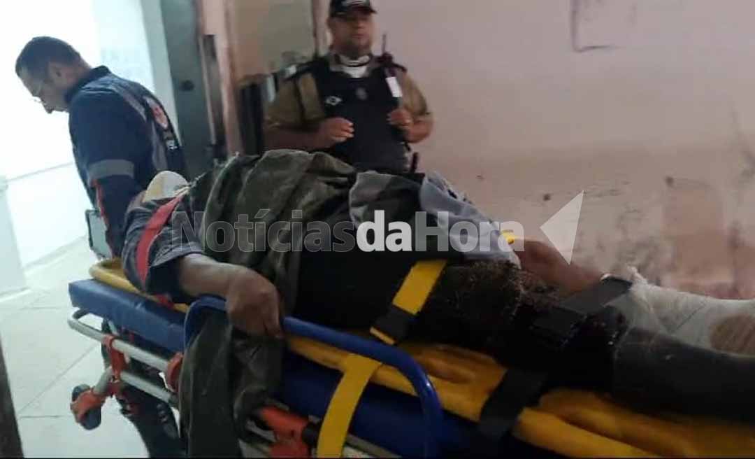 Motociclista peruano é vítima de acidente de trânsito na Vila do Incra