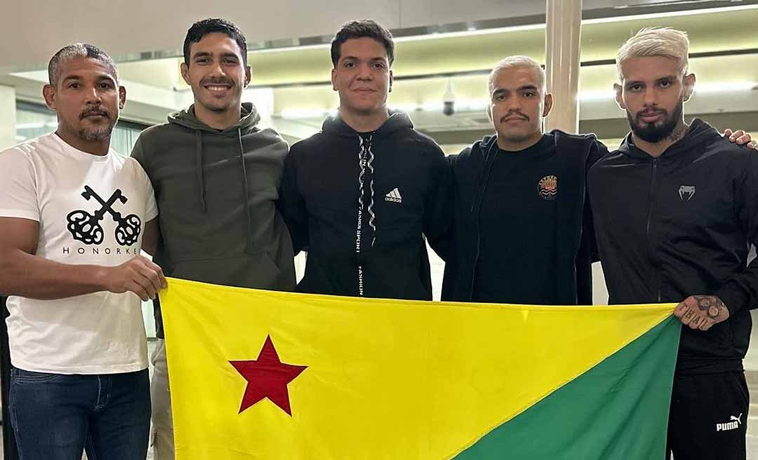 Acreanos viajam para disputa do Predador Fight Championship 47, na cidade de Cancún, no México