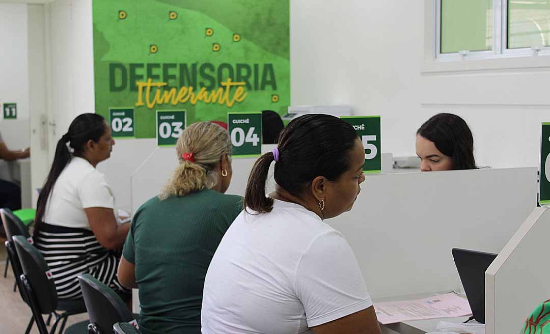 Defensoria leva atendimento itinerante em quatro bairros de Rio Branco neste sábado