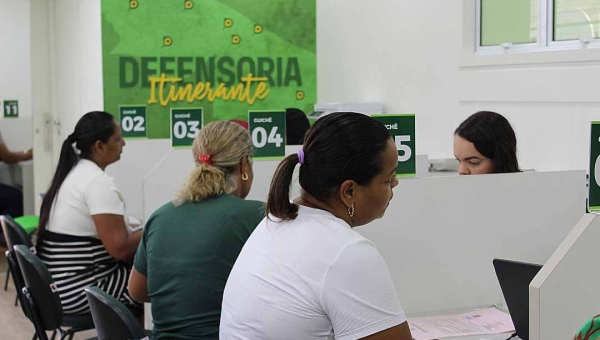 Defensoria leva atendimento itinerante em quatro bairros de Rio Branco neste sábado