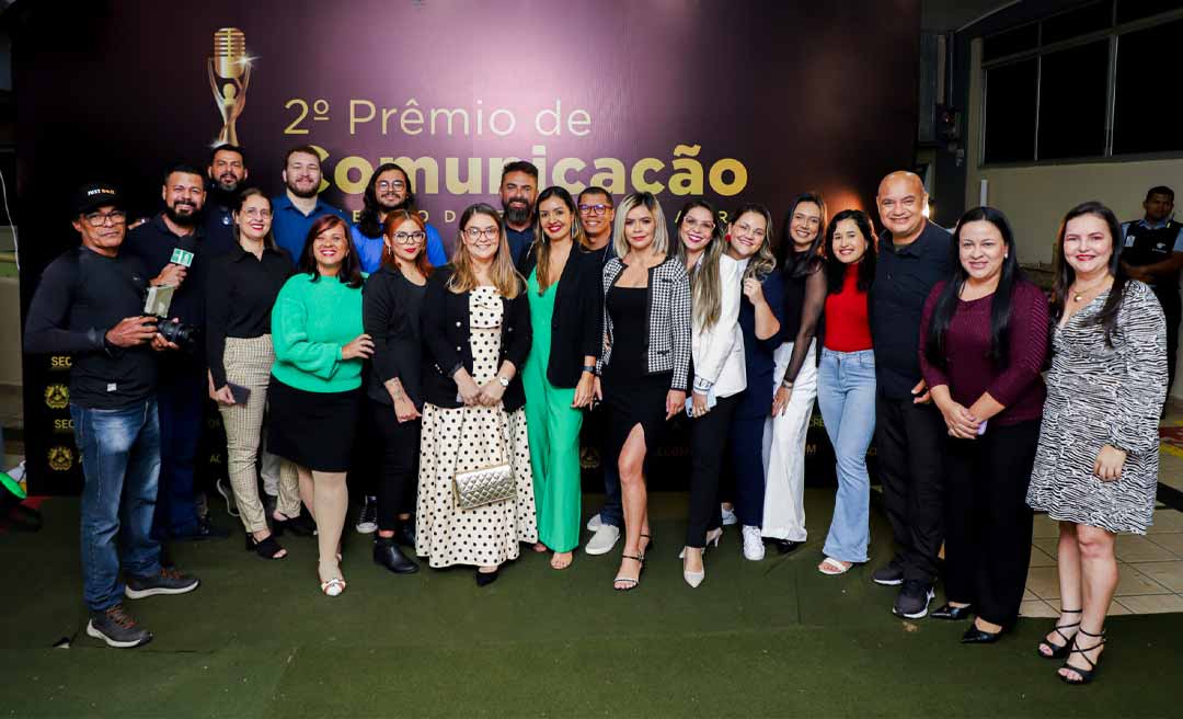 Governo do Acre lança 2º Prêmio de Comunicação em noite de homenagens e reconhecimento aos profissionais da área