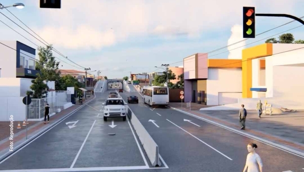 Novo complexo viário da Avenida Ceará: Governador Gladson Cameli anuncia conclusão até 2025