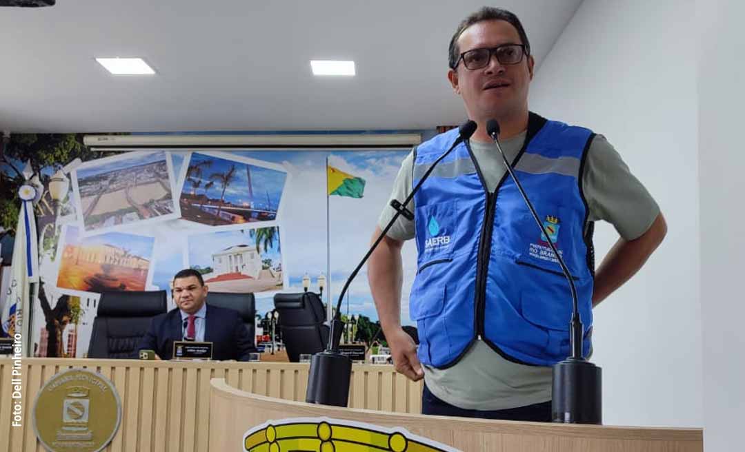 Tribuna Popular: presidente do Saerb esclarece falta d’água em Rio Branco na Câmara