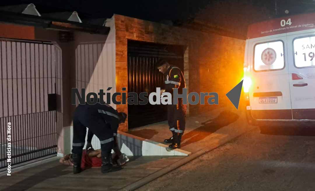 Homem é encontrado gravemente ferido em via pública na parte alta de Rio Branco