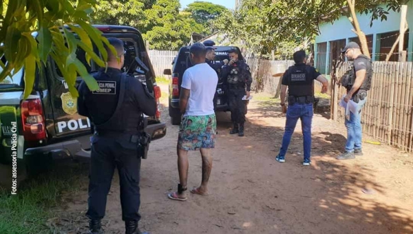 Polícia prende líder de fação e dois comandados responsáveis por ataques a rivais