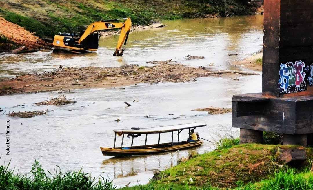 Na Capital, nível do Rio Acre diminuiu 27 centímetros nas últimas 24h