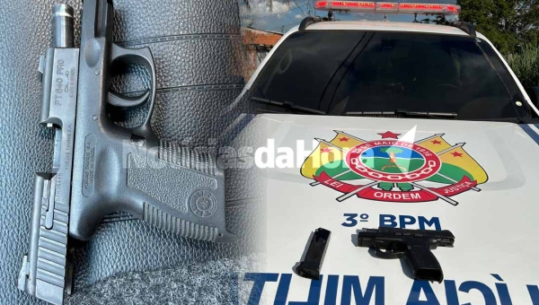 Polícia Militar prende dupla por tráfico de drogas e porte ilegal de arma de fogo no Wanderley Dantas