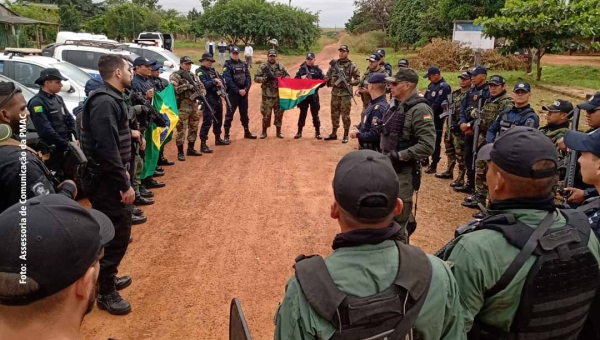 PM do Acre deflagra operação com a Polícia Federal e a Polícia Nacional Boliviana para coibir crimes na fronteira