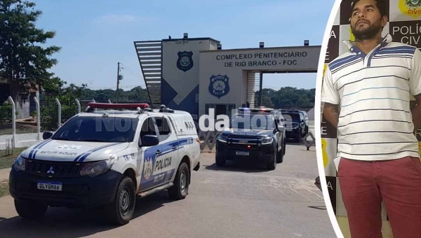 Detento é encontrado morto no presídio Antônio Amaro Alves, em Rio Branco