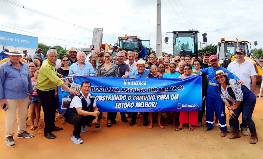 Bocalom sanciona abertura de crédito suplementar no valor de R$ 59 milhões para o 'Asfalta Rio Branco'