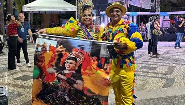 Casal da Junina Pega-Pega se consagra bicampeão no concurso de realezas de Rio Branco