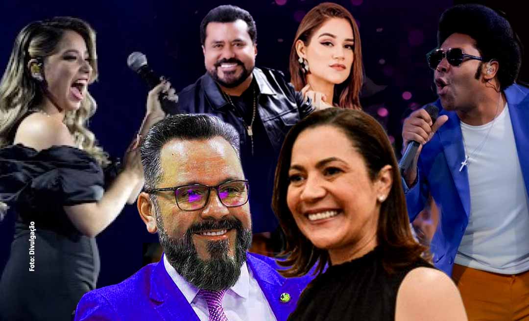 De olho no governo em 2026, Alan e Mailza disputam holofotes da Expoacre 2024 e anunciam shows da feira