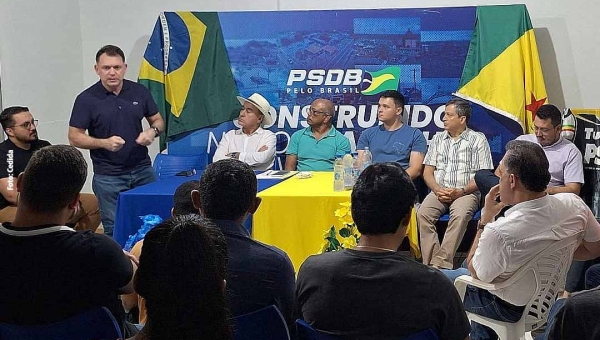 Após PSDB dizer que não vai apoiar chapa PL/PP, Bocalom e Alysson vão à sede do partido e pedem aliança contra a esquerda