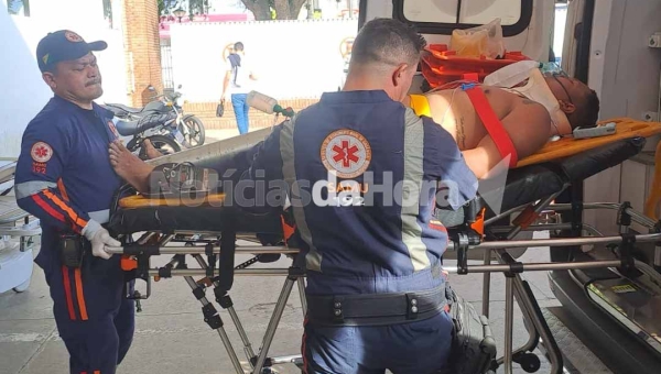 Trabalhador sofre queda grave em acidente de trabalho no Bairro Vila Acre, em Rio Branco