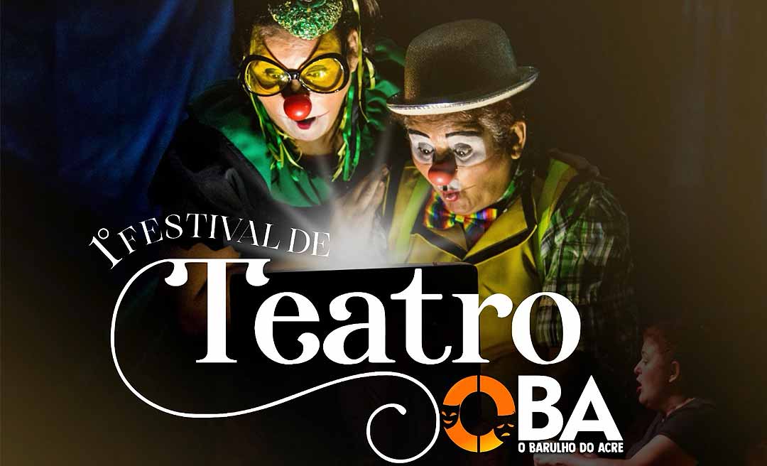 Grupo O Barulho do Acre promove 1º Festival de Teatro OBA com entrada gratuita em Rio Branco